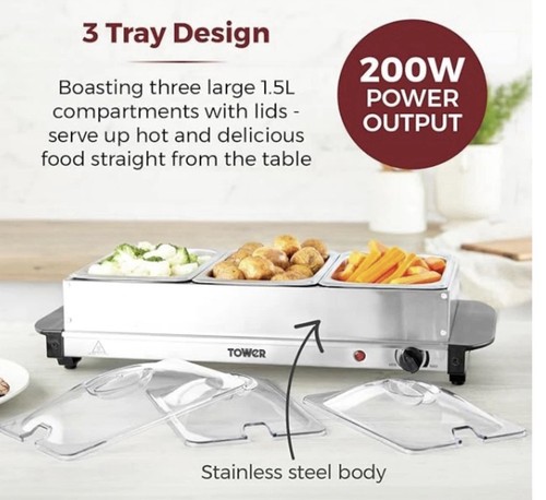 Electric food warmer buffet - food,