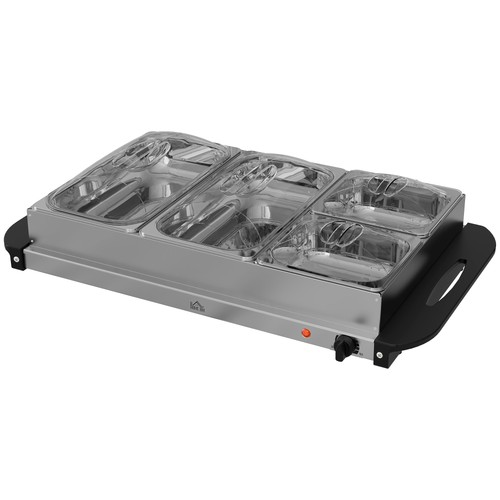 Homcom electric food warmer - electric,