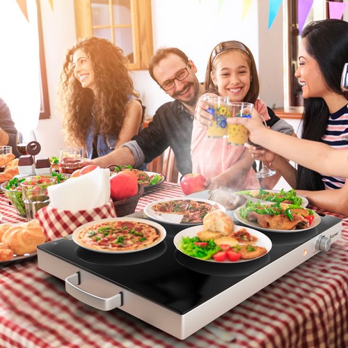 Electric warming tray glasstop - tray,