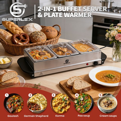 Superlex electric food warmer - superlex,