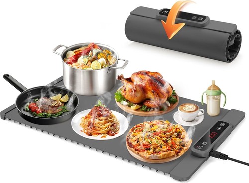 Electric food warming tray - food,