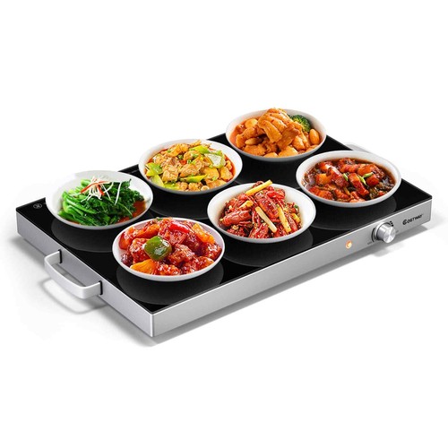 Electric warming tray glasstop - tray,